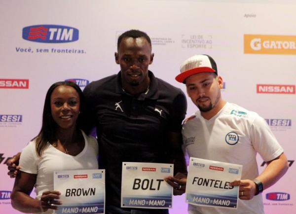 Veronica Campbell Brown, Usain Bolt e Alan Fonteles