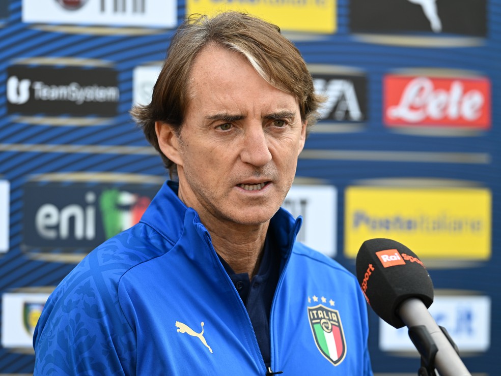 Roberto Mancini, técnico da Itália